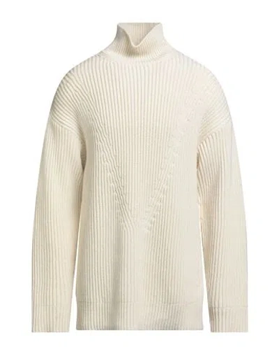 JIL SANDER JIL SANDER MAN TURTLENECK WHITE SIZE 40 WOOL