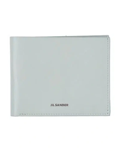 Jil Sander Man Wallet Grey Size - Leather In Gray