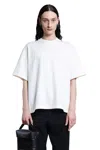 Jil Sander Maglietta Con Logo In White