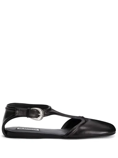 JIL SANDER MARY JANE BALLERINA SHOES