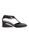 Jil Sander Women Heeled Mary Jane In Black