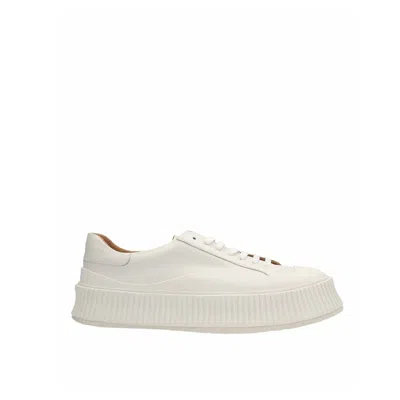 JIL SANDER JIL SANDER MAXI SOLE LEATHER SNEAKERS