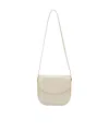Jil Sander Medium Coin Foldover Crossbody Bag In Brown