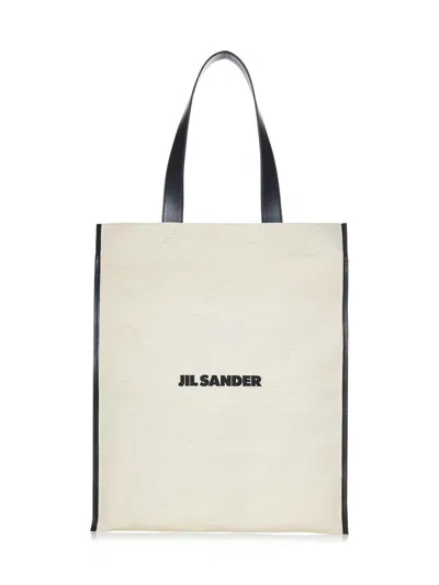Jil Sander Medium Flat Shopper Shoulder Bag