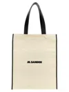 Jil Sander Medium 'flat' Shopping Bag In Neutral