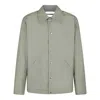Jil Sander Medium Green Cotton Jackets In Green