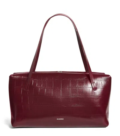 JIL SANDER MEDIUM LEATHER GOJI PILLOW SHOULDER BAG