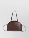 Jil Sander Medium Leather Shoulder Bag With Adjustable Straps