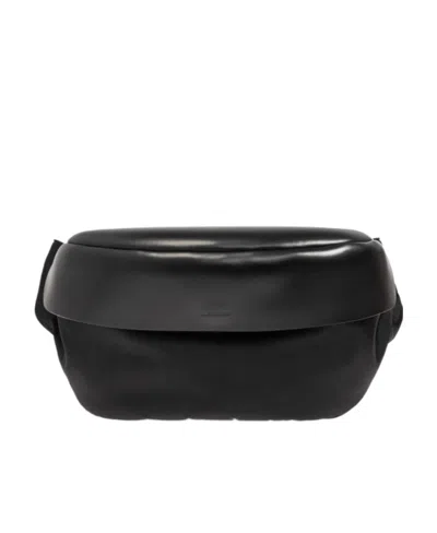 Jil Sander Medium Lid Belt Bag In Black