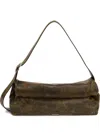 Jil Sander Medium Rollup Messenger Bag In Schwarz
