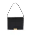 Jil Sander Medium-sized Leather Shoulder Bag In Black