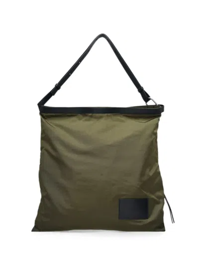 Jil Sander Medium Soft Rolled Tote Bag In Green