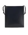 Jil Sander Braided-strap Leather Shoulder Bag In Black