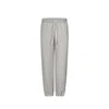 Jil Sander Drawstring-waist Cotton Track Pants In Gray