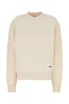 Jil Sander Oversized Cotton Sweatshirt With Subtle Logo Patch