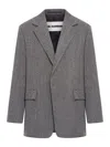 JIL SANDER MELANGE FABRIC JACKET