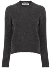 Jil Sander Mélange Wool Jumper In Grey