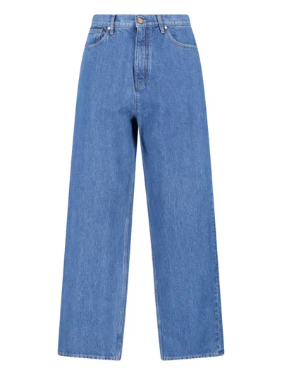 Jil Sander Men's 100% Cotton Denim Jeans In Blue