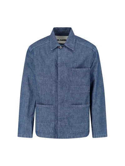 JIL SANDER JIL SANDER MEN'S 100% COTTON JACKET