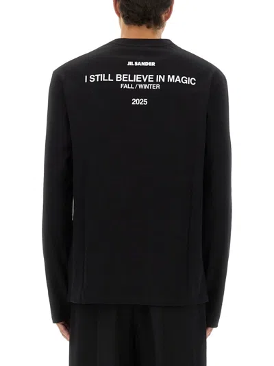 Jil Sander T-shirt In Black