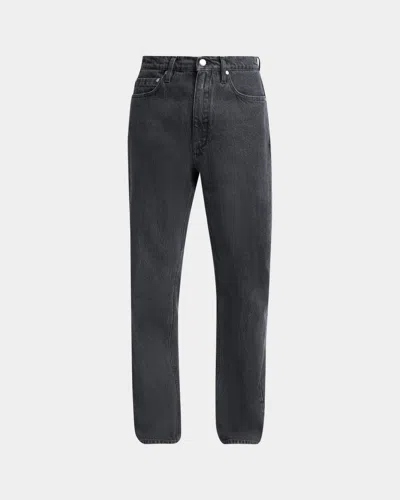 Jil Sander Men & Apos;s Straight-leg Denim Trousers In Black