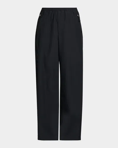 JIL SANDER MEN & APOS;S WIDE-LEG PULL-ON TECH TROUSERS