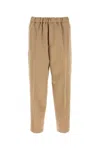 Jil Sander Light Brown Wool Pant In Brown