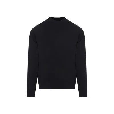 Jil Sander Men's Black Cotton Sweatshirt For Ss24