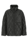 Jil Sander Diamond-quilted Recycled Nylon Down Jacket In Black