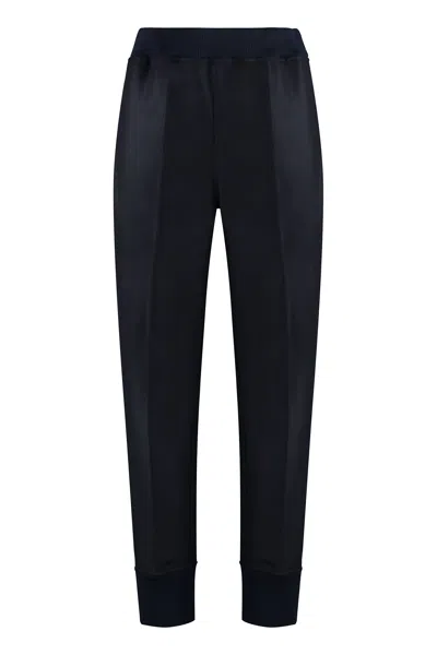 Jil Sander Men's Blue Wool Track Pants