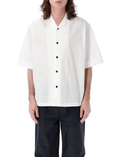 Jil Sander Men's Bowling Shirt In White
