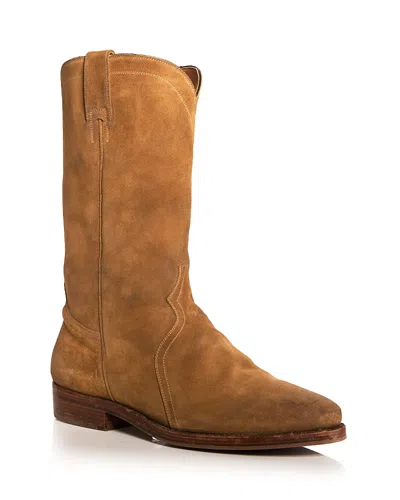 Jil Sander Men's Bruce Suede Boots In Brown