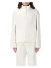 Jil Sander White Oversized Fit Jacket In White