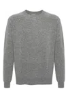 Jil Sander Luxurious Wool And Alpaca Blend Sweater With Regular Fit And Sophisticated Texture In Grey