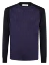 Jil Sander Men's Cn Ls Jumper Sweater In Blue