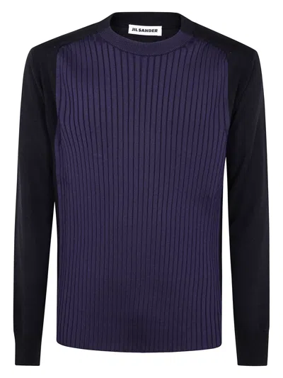 JIL SANDER MEN'S CN LS JUMPER SWEATER