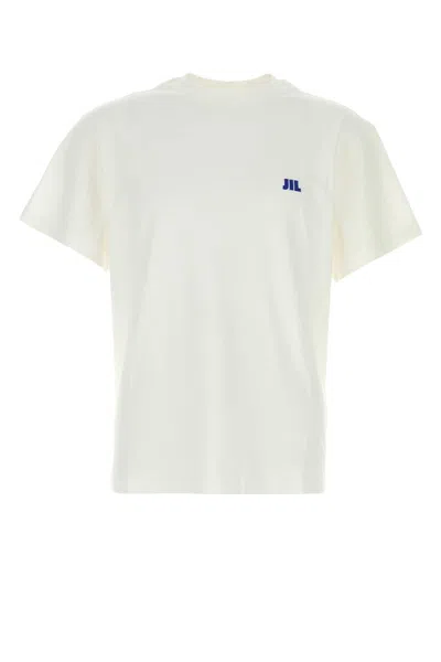 Jil Sander Men's Cotton Crewneck T-shirt In White