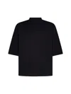 Jil Sander M-clarksvillex Black Stretch Ribbed Jersey Bandeau Top In Black