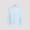 Jil Sander Concealed Button Shirt In Blue