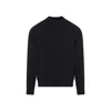 Jil Sander Black Cotton Sweatshirt In Black