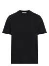 Jil Sander Black Cotton T-shirt