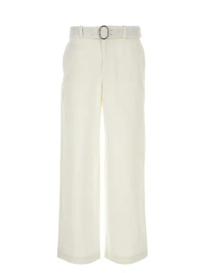 JIL SANDER MEN'S COTTON WIDE-LEG PANT