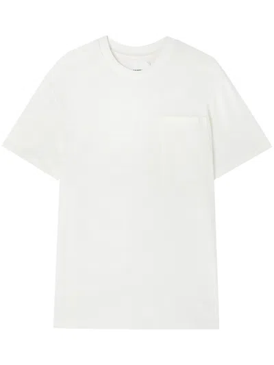 Jil Sander Men Cottton T-shirt In White