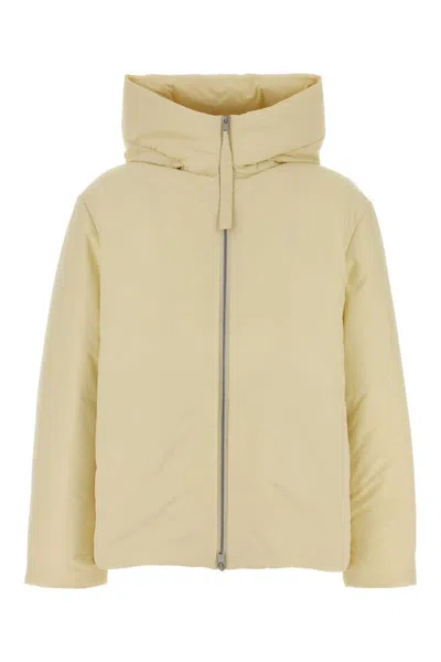 JIL SANDER JIL SANDER MEN CREAM POLYESTER DOWN JACKET