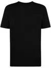Jil Sander Crew Neck T-shirt Printed Text In Black
