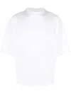 Jil Sander Men Crewneck Short Sleeves Classic T-shirt In White