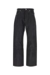 Jil Sander Blue Jeans With Belt Loops And Logo Patch On The Rear In Denim Man In Blue