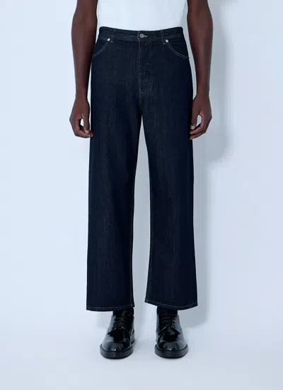 Jil Sander Men Five-pocket Jeans In Black