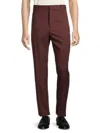 Jil Sander Tailored Trousers With Pleats And Pockets In Dark Brown