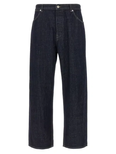 Jil Sander Men's Jean Cotton Diagonal In Blue